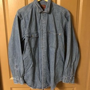 High Sierra blue jean shirt